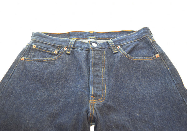 リーバイス Levi's 90s 501 MAde in USA ミント ボタン裏546 90's USA製 濃紺 デニム ネイビー 30/36 103MB-495