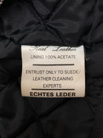 トリプルシックス 666 LEATHER JACKET レザー ジャケット ダブル ライダース バイカー ワッペン アウトドア アウター 黒 サイズ 36 ジャケット 総柄 ブラック 104MT-1697