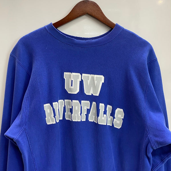 【曜日割引対象外】 チャンピオン Champion 90's リバースウィーブ USA製 カレッジ スウェット ブルー Lサイズ 201MT-4536 VB