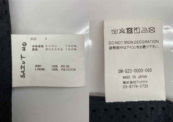 セントマイケル SAINT MICHAEL 23SS SWIMMING SHORT スイミング ショーツ ハーフ ショート パンツ 短パン 黒 ロゴ SM-S23-0000-065 ハーフパンツ ブラック Sサイズ 104MB-406