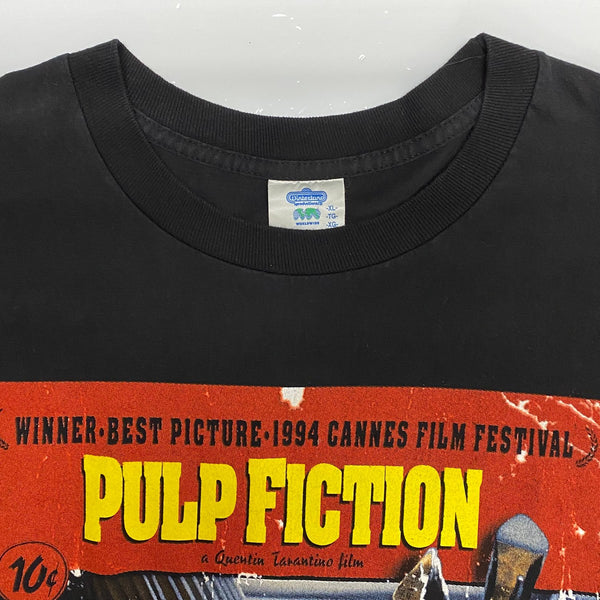 【曜日割引対象外】 パルプフィクション PULP FICTION 90's WINTERLAND USA製 Tシャツ ブラック XLサイズ 201MT-4051 VB