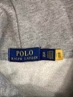 ラルフローレン RalphLauren ポロ POLO ワッペン フーディ パーカー XL パーカ グレー LLサイズ 101MT-3633