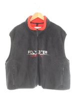 ダブレット doublet 18AW POLYESTER" FLEECE VEST ポリエステルフリースベスト 18AW23VE06 ベスト ブラック Mサイズ 103MT-2500