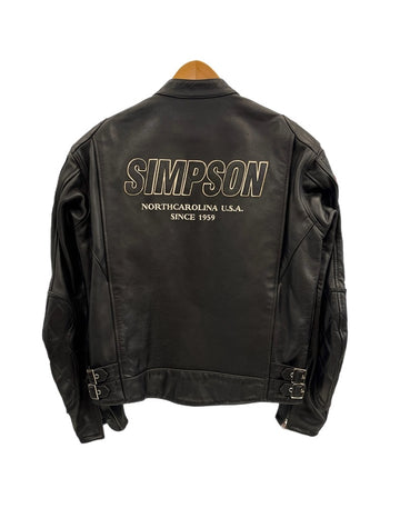 本革 レザー シングルライダース 牛革 プロテクター入　背　肩　肘 Horn Works 本革 プロテクター付シングルライダースジャケット