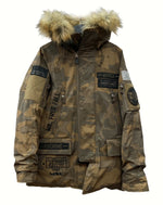 アビレックス AVIREX TYPE N-3B FLIGHT JACKET フライト ジャケット ミリタリー ファー ジップアップ アウター ブルゾン 緑 6192170 ジャケット ロゴ カーキ Lサイズ 104MT-909