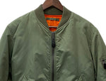 【曜日割引対象外】 アビレックス AVIREX コマーシャル ロゴ COMMERCIAL LOGO MA-1 6162164 ジャケット グリーン Lサイズ 201MT-3265 VB