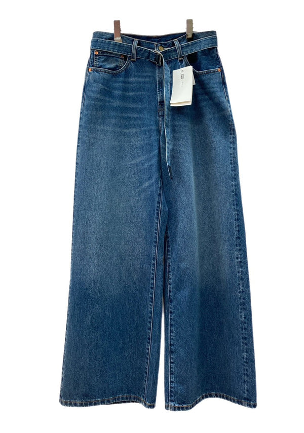 リーバイス Levi's sacai サカイ ウルトラワイド バギージーンズ W32 L32 color.401 無地 25-0962S デニム ブルー サイズ 2 104MB-336
