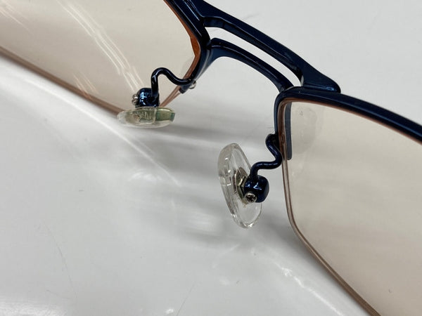 サムライ翔 SAMURAI SHO 伊達メガネ アイウェア 眼鏡 青 SP-007-Y12 眼鏡・サングラス 眼鏡 無地 ブルー 104G-46