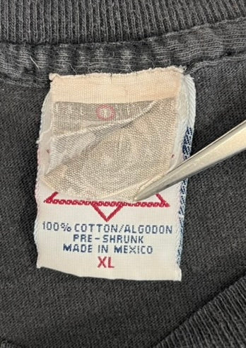 ヴィンテージ vintage 90’s 90年代 The X-Files エックスファイル メキシコ製 映画 movie ムービー 黒 XL Tシャツ ブラック LLサイズ 101MT-4499