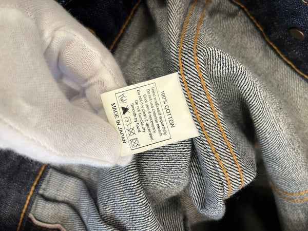 クーティープロダクションズ COOTIE PRODUCTIONS 2ndタイプデニムジャケット 濃紺 赤耳 リジット ジャケット ブルー Lサイズ 101MT-4893