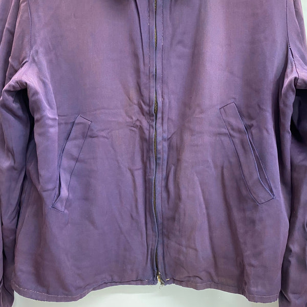 【曜日割引対象外】 ヴィンテージ vintage 50's ギャバジン リバーシブル CONMARジッパー ジャケット パープル Mサイズ 201MT-4787 VB