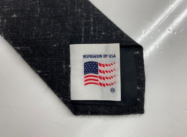 ダイリク DAIRIKU Wool Tie with Money Clip ネクタイ マネークリップ タイ 黒 ネクタイ 総柄 ブラック 104Z-30