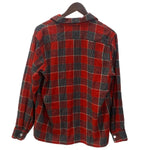 【曜日割引対象外】 ヴィンテージ vintage 50's 50s 50年代 MYLAN オープンカラーボックスシャツ 長袖シャツ レッド 201MT-3571 VB