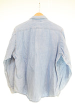 ハーレーダビッドソン Harley-Davidson ハーフジップ デニムシャツ 長袖シャツ ブルー 103MT-3430