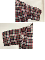 ヴィンテージ vintage 50's～60's 50年代 60年代 harper チェック 開襟 オープンカラーシャツ ボックス ループカラー 半袖シャツ レッド Mサイズ 101MT-4128