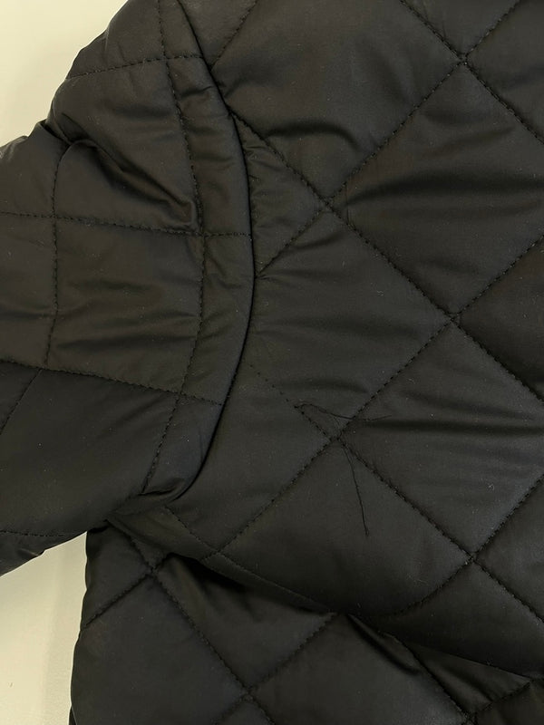 マッキントッシュ MACKINTOSH 裏ボア 中綿コート キルティング ジャケット フード付き コート ブラック サイズ36 101LT-151