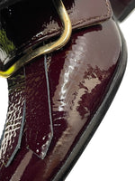 ファビオルスコーニ FABIO RUSCONI GIADA300 ソフトエナメル チャンキーヒール レディース靴 パンプス ワインレッド 37 23.5cm 601sh-5