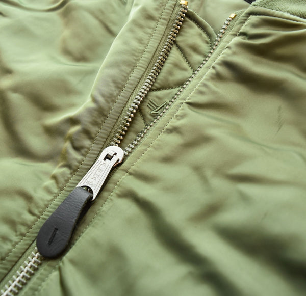 アルファ インダストリーズ ALPHA INDUSTRIES MA-1 フライトジャケット  TA0130-203 ジャケット カーキ Lサイズ 103MT-1869