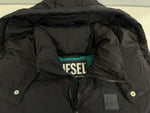 ディーゼル DIESEL 2WAY Puffer vest ベスト 中綿 フード取り外し可 ベスト ブラック Lサイズ 101MT-4545