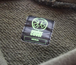 アンダーカバー UNDERCOVER ×KAWS 01ss CHAOTIC DISCORD期 ノースリーブ パーカー Z214-4 パーカ カーキ Mサイズ 103MT-2668