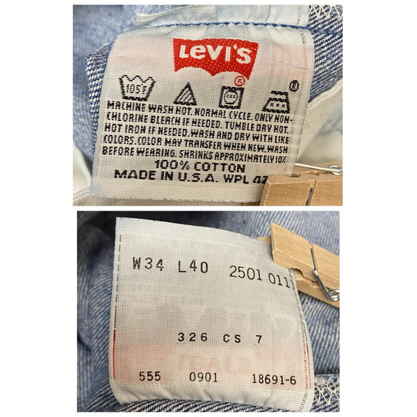 【曜日割引対象外】 リーバイス Levi's 00's 501XX バレンシア 01年製 USA製 デニム ブルー W32サイズ 201MB-1187 VB