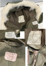 ミリタリー military 70's 70年代 US ARMY 米軍 実物 M-65 フィッシュテールパーカー モッズコート ブラスジッパー シェル フード VINTAGE ヴィンテージ MEDIUM-REGULAR コート カーキ 101MT-4901