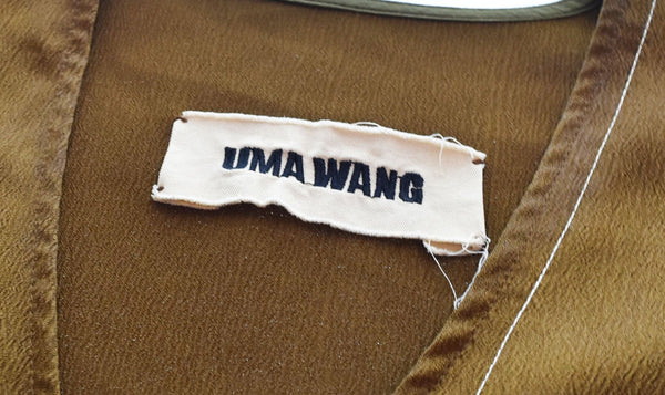 ユマワン UMA WANG 19SS ノースリーブワンピース ALAIN DRESS ワンピース ブラウン Mサイズ 103LT-108