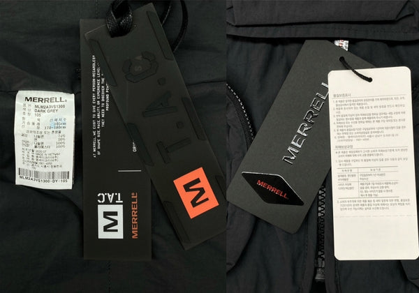 メレル MERRELL TECH VEST テック ベスト フィッシング トラベル アウトドア ノースリーブ 灰 MLM2A3VS1300 ベスト ロゴ グレー XLサイズ 104MT-1403