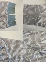 クリスチャンオードジェー Christian Audigier リバーシブル プリント ジップ フーディ Reversible Zip Hoodie 青×シルバー - パーカ ブルー 101MT-5240