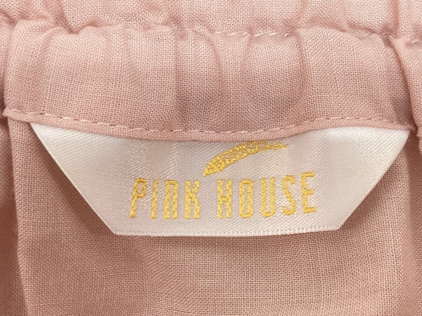 ピンクハウス PINKHOUSE ローズレース使い ロサケンティフォリアモチーフ リボン ミニサテン ピコフリル レース ティアード フロントボタン ROSE コットン 綿 ロリータ ゴスロリ PINK A2143FSY368 スカート 花 104LB-43