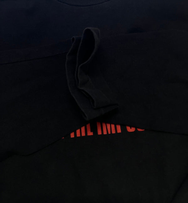 ヴィンテージ vintage 90's 90年代 SCREEN STARS Apple × MISSION:IMPOSSIBLE EXPECT THE IMPOSSIBLE アップル ミッションインポッシブル 企業 ムービーT ロンT ブラック Lサイズ 101MT-5181