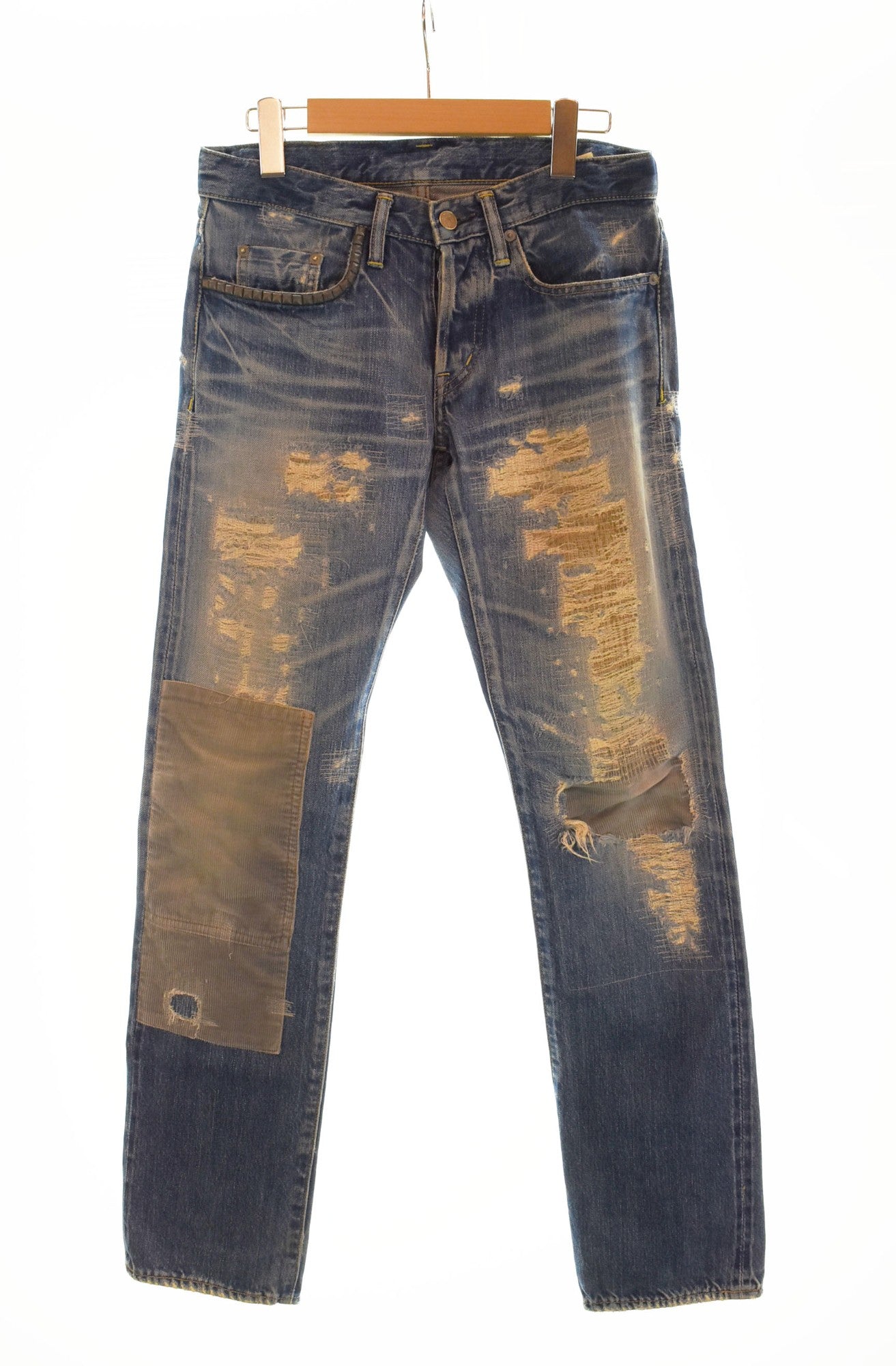 M1525 HYSTERIC GLAMOUR 0204AP06 クラッシュデニム HYSTERIC GLAMOUR クラッシュデニム HYSTERIC GLAMOUR ヒステリック