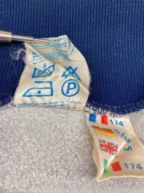 アディダス adidas 70’s VINTAGE フランス製 VENTEX Track Jacket トラック ジャケット 紺 ジャージ ロゴ ネイビー Mサイズ 104MT-2045