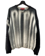 シュプリーム SUPREME 23AW Blurred Logo Sweater ブラード ロゴ ウール セーター ニット 黒 セーター ロゴ ブラック Mサイズ 104MT-2132