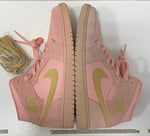 ナイキ NIKE AIR JORDAN 1 MID "CORAL/GOLD" 852542-600 メンズ靴 スニーカー ピンク 28サイズ 201-shoes1023