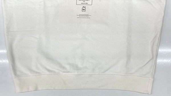 メゾンマルジェラ Maison Margiela 19AW OVERSIZE SWEATSHIRT オーバーサイズ スウェットシャツ クルーネック 長袖 白 S50GU0101 S25405 サイズ 44 スウェット プリント ホワイト 104MT-2210
