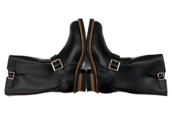 レッドウィング RED WING 11INCH ENGINEER BOOTS Stovepipe エンジニア ブーツ ストーブパイプ ロング バイク 革靴 シューズ 黒 2966 メンズ靴 ブーツ エンジニア ブラック サイズ 8D 104S-1053