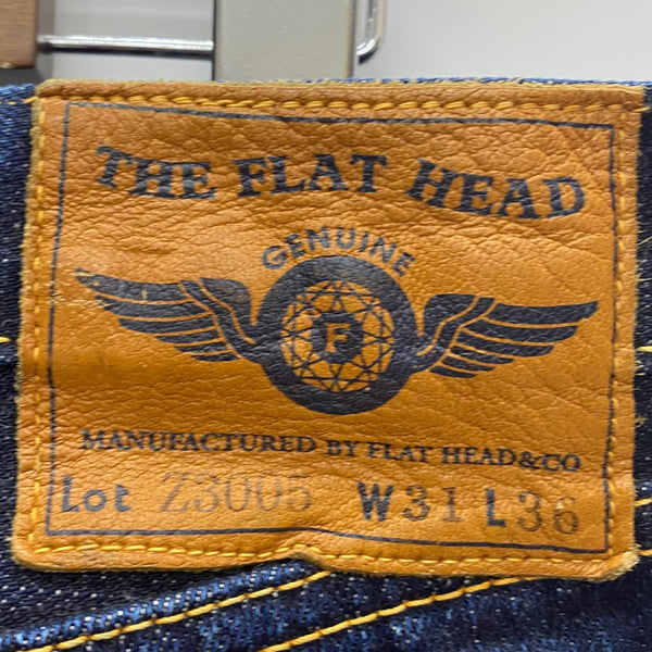 【曜日割引対象外】 フラッドヘッド THE FLAT HEAD 12周年記念モデル 赤耳  Z3005 デニム ブルー W31サイズ 201MB-815 VB