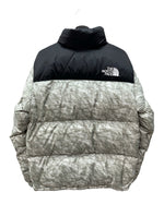 シュプリーム SUPREME × THE NORTH FACE ザノースフェイス Paper Print Nuptse Jacket ペーパー プリント ヌプシ 白 ND91806I ジャケット 総柄 ホワイト Mサイズ 104MT-2159