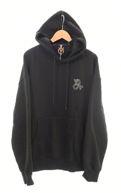 オーワイ OY LOGO HOODIEベーシック ロゴ フーディー プルオーバー パーカー 黒 パーカ ブラック 103MT-1746