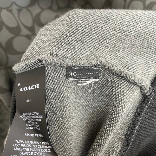 コーチ COACH シグネチャージップアップパーカー  6514 ブラック Sサイズ 201MT-4160