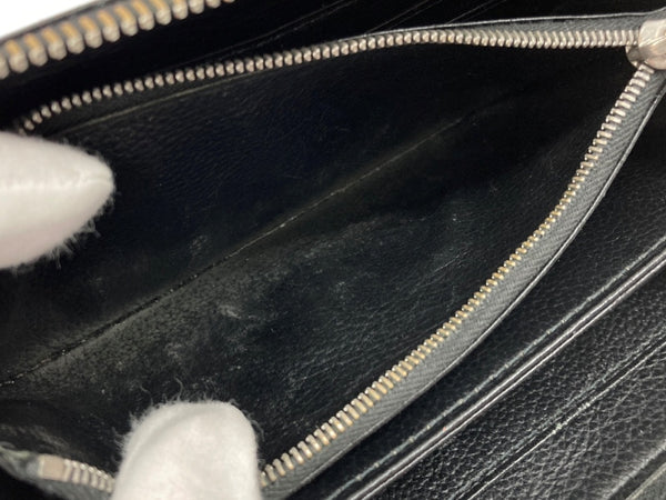 ロンワンズ LONE ONES ZIPPER LONG WALLET ジッパー ロング ウォレット ラウンドジップ 長財布 黒 財布・ケース メンズ財布 ロゴ ブラック 104W-27