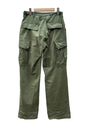 ミリタリー Military 60s 60年代 U.S.ARMY ジャングルファティーグ ファティーグパンツ リップストップ アメリカ軍 Vintage ヴィンテージ 緑 無地 カーゴパンツ カーキ REGULAR-SMALL 104MB-218