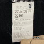 ヨウジヤマモト プールオム Yohji Yamamoto POUR HOMME ロングカットソー ブラック×ホワイト HK-T66-094 ロンT 3サイズ 201MT-3943