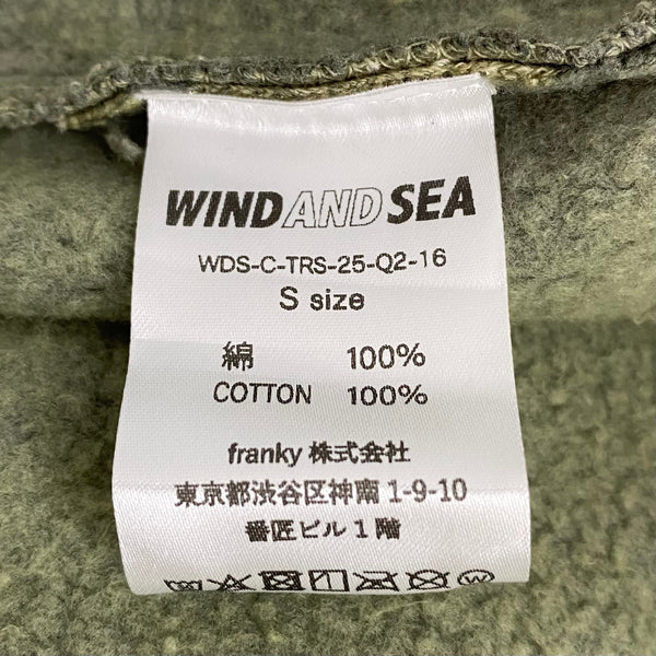 ウィンダンシー WIND AND SEA ザローリングストーンズ x RWC キャンパー パンツ The Rolling Stones x RWC Camper Pant スウェット WDS-C-TRS-25-Q2-16 ボトムスその他 グリーン Sサイズ 201MB-1137