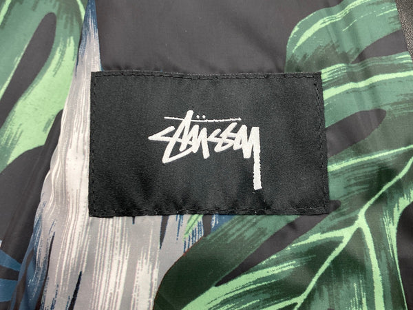 ステューシー STUSSY Schott ショット コラボ ダブル ライダース レザー 革ジャン カウレザー 牛革 USA製 黒 7516 サイズ 38 ジャケット 無地 ブラック 104MT-2076