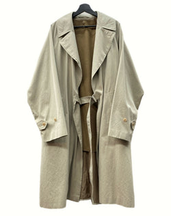 コモリ COMOLI 21AW Washed Tylocken Coat ウォッシュド タイロッケン コート ロング アウター ジャケット 薄茶色 U03-04012 3 コート 無地 ベージュ 104MT-833