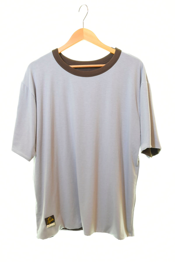 ニードルス Needles Reversible Tee リバーシブル 半袖Tシャツ 茶 KP238 Tシャツ ブラウン Lサイズ 103MT-754