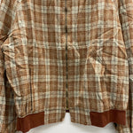 【曜日割引対象外】 ヴィンテージ vintage ~60's チェック ウール ジャケット ブラウン 201MT-4785 VB