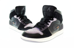 ナイキ NIKE Air Jordan 1 Mid CRAFT  Inside Out Black Grey エアジョーダン1 ミッド  インサイド アウト ブラック グレー  DM9652-001 メンズ靴 スニーカー ブラック 27cm 103S-350